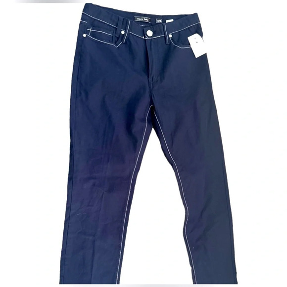 Chiara Dalba  “Glam” pants in navy size 32 - Picture 1 of 10